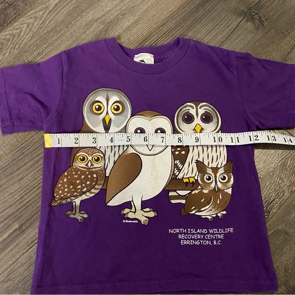 Vintage T Shirt Owls Errington British Columbia Tourist shirt - Picture 7 of 8